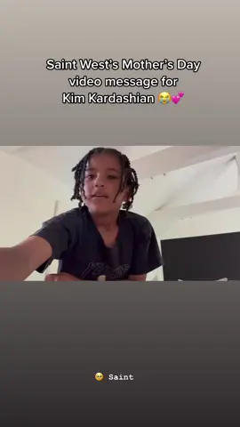 #SaintWest makes up for being “rude” to his mom, #KimKardashian, with this adorable Mother’s Day video. 😂💗 (🎥: Kim Kardashian/Instagram)