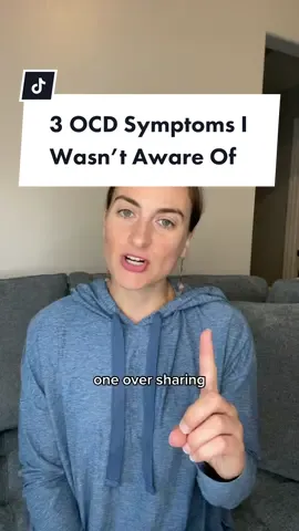 3 less commonly discussed but commonly seen manifestaions of OCD. Do you relate?  Working through these can still be a struggle for me at times, but awareness was a big first step toward acceptance and acceptance allowed me to take back my power from the OCD and live a more consistently present, fulfilling and value-based life. You can do the same!  If you’re struggling you are not alone. OCD is very treatable - healing is possible ❤️  #ocdawareness #ocdproblems #compulsive #obsessionsandcompulsions #ocdtok #ocdproblems #ocdhealingjourney #mentalhealthweek 