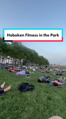 I will definitely be checking out a variety of free classes this summer. Loved kicking my summer fitness off with a yoga class with a NYC view 🧘🏼‍♀️ #dontsithome #Fitness #thingstodo #hoboken #hobokengirl #hobokeneats #hobokenlife #hobokennewjersey #nycskyline #yoga #Fitness #summerfitness #fitnessinthepark 
