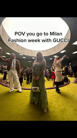Milan Fashion Week 2023 with @Gucci ! Should i make a whole post on just the show & the Gucci Hub?! because 🥵 #gucci #milanfashionweek #fw23 #fypage #Runway #TikTokFashion #guccihub #italy #fashion #milanstreetstyle #kimk #mandarinorientalmilan #hadidsisters #mandarinoriental #kering #fortworthtexas #espressomartini #champagneproblems 