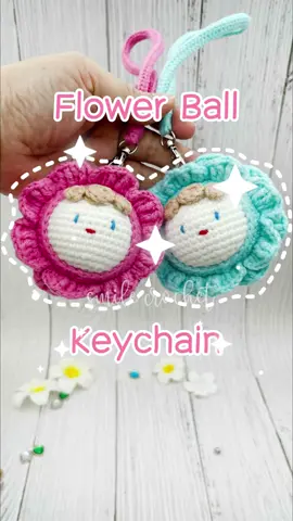 วิธีถัก ตุ๊กตา ใส่หมวกดอกไม้ How to Crochet Amigurumis Flower Ball Keychain. Easy Crochet Tutorial Step by Step.  #Amigurumis #Bucket Hat #Hair Clip #ดอกทานตะวัน #Sunflower #มุราคามิ #ตุ๊กตาไหมพรม #ดอกไม้ไหมพรม #ดอกไม้ถัก #ดอกไม้ถัก #ดอกเดซี่ #ดอกทานตะวัน #ไหมพรม #ดอกไม้ตกแต่งชิ้นงาน #ถักไหมพรม #ถักด้าย #โครเชต์ #เข็มถักไหมพรม #นิตติ้ง #เครื่องถัก #งานฝีมือ #แฮนด์เมค #handmake