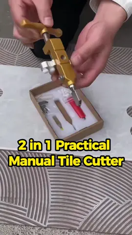 Cutting blade and breaking pliers are constructed in one body, so you can craft your workpiece without complication. #cutting #glass #ceramics #multifunction #tiles #tools #smart #houseoftiktok 