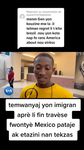 Réponse à @user6113374066024 @voix Amérique,👀👂 
