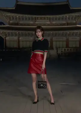 GUCCIのファッションショーに参加している!!うぃんたーちゃん!!カッコよすぎる!!#aespa #winter #fyp 