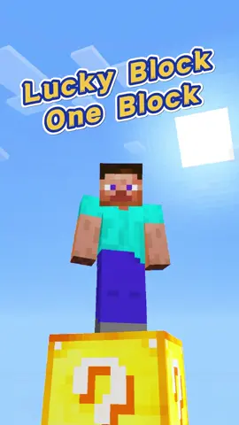 This is lucky block one block map survive this world and build your base and improve your strength and go to the end world and kill the ender dragon and complete the story line. #minecraft #mcpe #shorts #youtube #youtubeshorts #luckyblock  Click below to get our iOS app👇👇👇 https://apple.co/3UycLCP