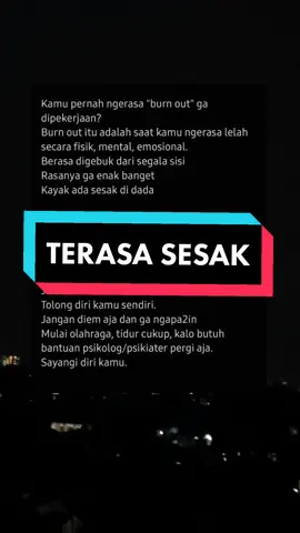 Jangan diem aja dan ga ngapa2in Mulai olahraga, tidur cukup, kalo butuh bantuan psikolog/psikiater pergi aja #resignkerja #burnout #quoteskerja #quoteoftheday #duniakerja #toxicenvironment 