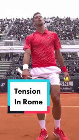 A moment of tension in Rome 😶 #tennis #tennistv #djokovic #norrie 