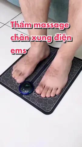Tấm massage chân bằng xung điện ems, giảm cảm giác mệt mỏi, giúp hỗ trợ lưu thông máu #thammassage #thammassagebangxungdien #thammassagechan #thammassageems 