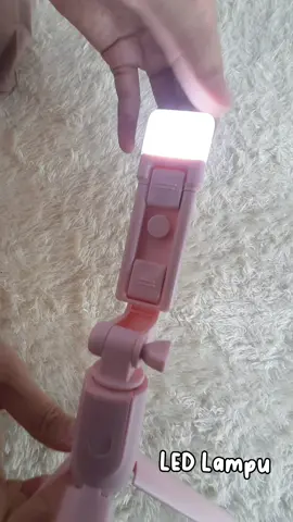 Tongsis selfie tripod 4 in 1, wireless bluetooth, remote, LED lampu  #travelling #outdoor #TikTokPromote #fyp #flks #tripod #tongsis