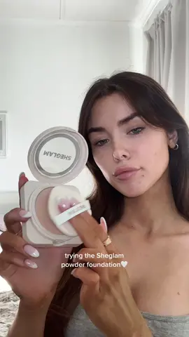 trying out this powder foundation from @SHEGLAM 🤍😍 #sheglam #sheglampowderfoundation 