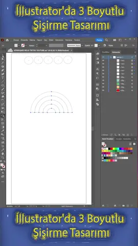BU VİDEODAN SONRA ADOBE İLLUSTRATOR'DA 3 BOYUTLU ŞİŞİRME EFEKTİNİ KOLAYCA YAPABİLECEKSİN #adobeillustrator #adobeillustratortutorial