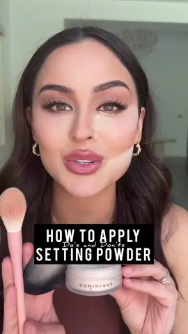 There’s no right or wrong but I do have my fav 😋 ways to apply setting powder🫶🏼 subtle snatch flawless finish, I got you! @Sigma Beauty  Collab brushes Smooth & Blur Hydrating Setting Powder  @Dominique Cosmetics  Black triangle powder puff in my Amazon store front  #makeuptips #makeup #makeuptutorial #settingpowder #makeuphack 