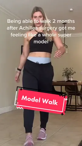 The limp you’re seeing is just my signature walk 🤣 #modelwalk #injury #ankleinjury #achilles #sportsinjury 
