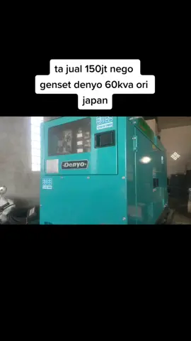 genset denyo 60kva ori japan 