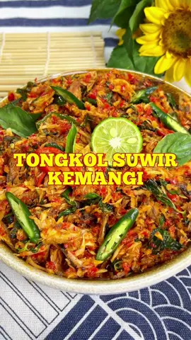 TONGKOL SUWIR KEMANGI🔥 Ya allah ini niqmad banget😭 inget ya intinya jangan pelit bumbu🔽 RESEP🔽  Tongkol suwir kemangi BAHAN: 3 buah ikan tongkol besar 2 iket kemangi 8 lembar daun jeruk 1 jempol lengkuas 2 sdt kaldu bubuk 1 sdt penyedap ½ sdt garam ½ sdt lada 2 sdt gula bumbu halus: 45 buah cabe merah keriting 15 cabe rawit 9 butir bawang merah 7 butir bawang putih 1 buah tomat 2 batang sereh 1 jempol jahe