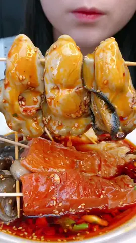 Combo hải sản sốt siêu cay ăn ngon bá cháy luôn, chảy nước miếng thiệt chứ #mukbang #mukbangeatingshow #mukbangvideo