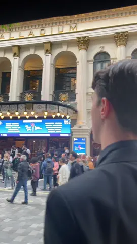 We were back at the Palladium, and we couldn’t resist.. 🕺🏻 #fyp #foryoupage #westend #musicaltheatre #theatre #broadway #theatrekid @Alex 