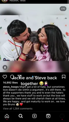 Got me thinking did they just do it for the clout but i understand rls got ups and downs bc i am in one but the fact that they did it publicly how you accept that but anyways as long as there happy right i dogn like her but i aint a hater yk they made it public argument for no reason just to embrass themsleves bit good luck to those two @#greenscreenvideo #greenscreen #breakup #foryou #foryoupage #fyp #tea #drama #jackieandstevo #jackieandsteven #stevohoops #jackiecantu #backtogether  