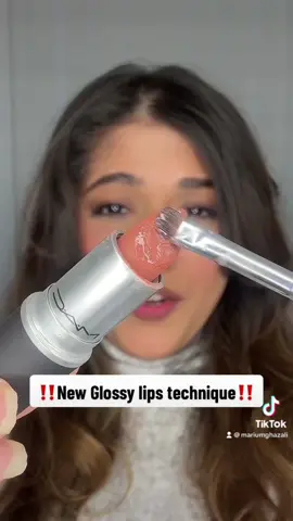 @maccosmetics sultry move powder kiss lipstick  @Patrick Ta Beauty lip gloss  #glossylips #goviral #newtechnique #foryou 