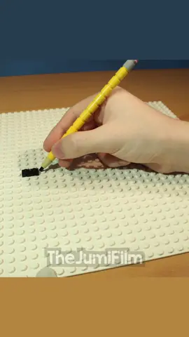 Drawing a line with LEGO Pencil ✏️ #lego #stopmotion #animation #drawing #art #satisfying 