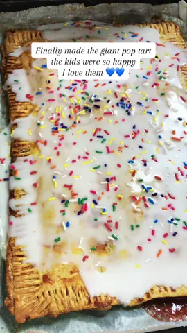 Finally made the giant pop tart….kids were so happy #giantpoptart #poptart #Foodie #sprinkes #strawberrypoptart #tiktokpopular #fypシ #momtok #momlife #moments #mommoments #happiness #foodtiktok #FoodTok #poptarts #homemadepoptart #homemade 