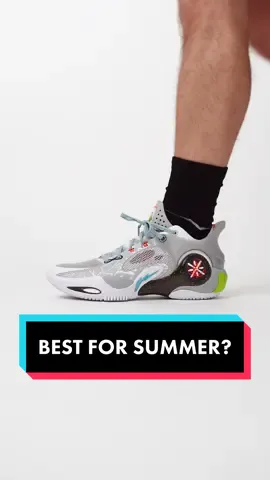The best basketball shoe for summer just landed 💥 These are the @Wayofwadeofficial Fission 8 SE in collaboration with artist Salventius The traction on these is perfect for outdoors and is incredibly breathable to keep your feet cool in the heat.  Make sure to go uo a half size because they are quite snug 🤝 • #wayofwade #fission8 #sneakers #basketballsneakers 