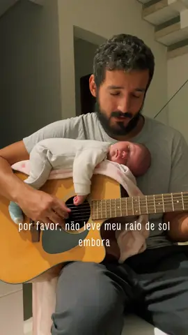 fazendo minha linda dormir ☀️ #musica #bebe #kids #criança #paternidade #youaremysunshine #johnnycash 