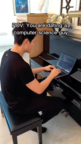 POV: You are dating a computer science guy #fyp #fy #techtok #programmerhumor #funny #pregnant #boyfriend 