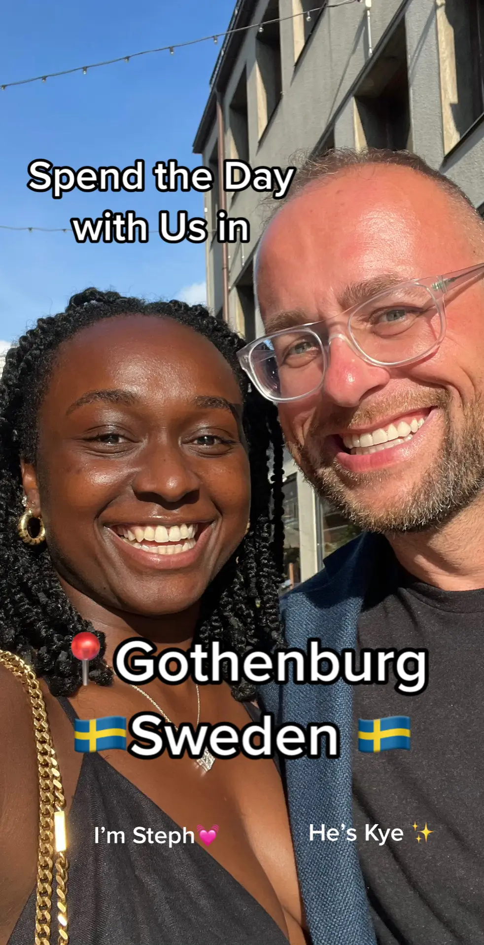 With love, from Sweden 🇸🇪💓 #traveltok #diml #dayinmylife #blackgirlstravel #sweden #gothenburg #blackgirltiktok 