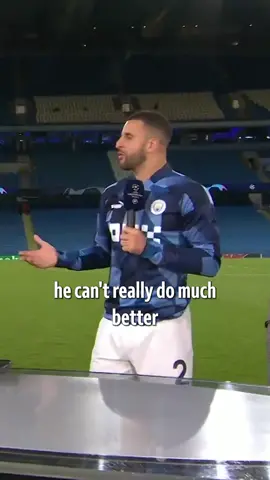 Walker giving Grealish that tough love 😆 #UCL #ChampionsLeague #MCFC #JackGrealish #KyleWalker