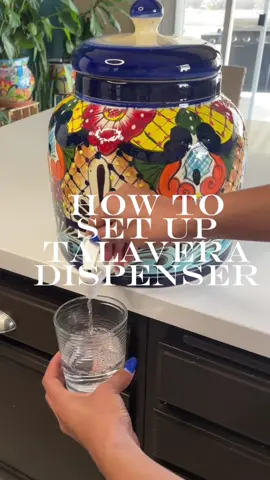 Looking for a stylish way to stay hydrated this summer? Look no further! Get your Talavera Water Dispenser now and make this summer unforgettable! #mexicandecor #mexicandesign #mexicantheme #mexicana #mexicanhouse  #mexicandecorations #mexicanhomedecor #mexicandecor #mexicanpots #mexicanfood #mexicanpottery #dinningroomdecor #kitchendecor #interiordesigninspiration #patiodecor #mexicanhomedecorideas 
