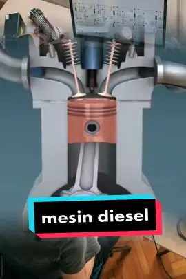 proses kompresi mesin diesel #engineering #bismillahfyp #thailand #enginediesel #otomotifmobil #mekanik 