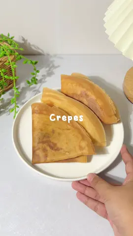 Crepes teflon super krispy dan simpleee bgtt!🤩 #crepes #reseptiktok #fyp 