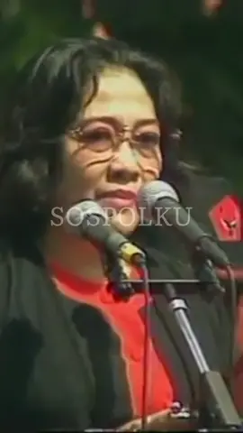 Pidato Megawati pada 1997, menegaskan posisinya sebagai Ketua Umum PDI di tengah intervensi pemerintah yang mendukung Soerjadi sebagai Ketua Umum PDI #megawati
