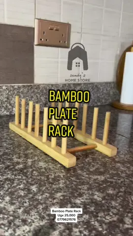 This bamboo plrack is so versatile. You can organize plates, books, trays, pan lids, name it!! Available at only 25,000. For delivery, please call or whatsapp 0779621576 #storage #storagecontainers #organizedhome #sandyshomestore #homeorganizationhacks #homeorganization #bambooplaterack #homeorganizingtips 