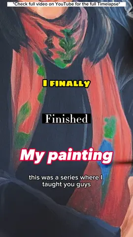 (FINAL PART) a painting from start to finish #howtopaint #portrait #painting #art #acrylicpainting #paintingtutorial 