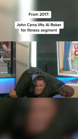 @John Cena says you don't need #Workout gear to get a #WWE level body at home... all you need is an #AlRoker for a little extra oomph! #TODAYShow #Throwback #JohnCena