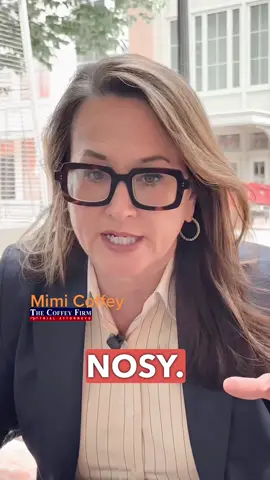 Mimi Coffey - DFW DWI and Criminal Defense Attorney! Our very first TikTok, and i have to let you in on the ONE thing I always advise my clients about… “NOSY!” Please follow, comment and engage with us! #lawyer #dwi #fortworthlawyer #legal #criminaldefense #dallasattorney #drivingwhileintoxicated #thecoffeyfirm #firsttiktok 
