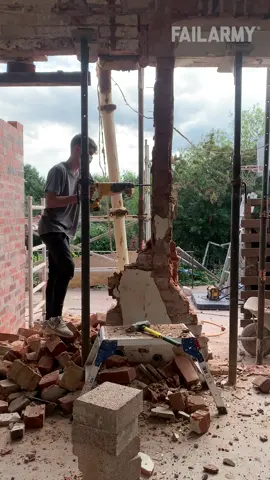 0 days since our last accident 👷🧰🚧#BuildingSafetyMonth #DIYgonewrong #constructionfail
