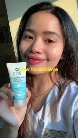 The secret to achieve that youthful glow!! 🍃✨ Human Nature Hyaluronic Acid Gel Day Mousturizer works for ALL SKIN TYPES!! 🤌🏻 #humannature #humanheartnatureph #hyaluronicacidSkincare #hyaluronicacidmoisturizer #crueltyfree #veganmakeup #skincare #skincaretips #glassskin #ugc #ugcsample #ugccommunity #ugcph #ugcphilippines #ugcneeded #ugcphilippinesbeautytok 