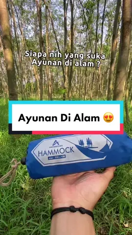 Cocok banget nih buat ayunan di alam😎 #hammock #hammockoutdoor #antarestar