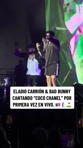 @Eladio Carrión & @Bad Bunny CANTANDO POR PRIMERA VEZ EN VIVO “COCO CHANEL” EN EL SAUCE BOYZ FEST EN LA CERVECERA DE PUERTO RICO, MAYAGÜEZ. 🇵🇷🏌️‍♂️⛳️ #badbunnypr #eladiocarrion #cocochanel #sauceboyzfest 