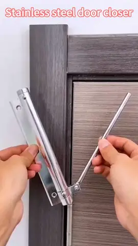 Stainless steel adjustable door closer, automatic door closer, hidden type, simple, very convenient and practical, a good helper in life