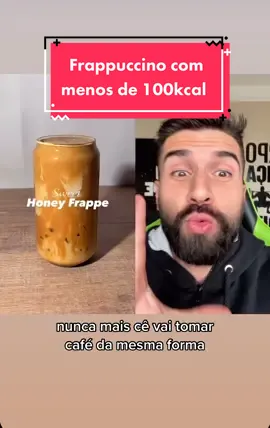 Melhor Frappuccino que você já viu. Pouco calórico e muito gostoso ♥️ #receitasimples #nutricionista #receita 