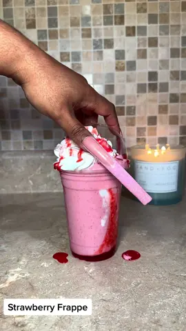 Strawberry Frappe at Home #frappuccino #starbucks #diystarbuckscups #strawberryfrappuccino #diyfrappuccino #asmr #asmrsounds #asmrvideo  #starbucksdrinks #starbucksrecipe #starbucksbarista #starbuckssecretmenu #starbucksfrappucino #starbucks #fyp #foryoupage #viral #satisfying #satisfyingvideo #starbuckslifehacks #starbucksspring @Amazon @Amazon Influencer Program @Amazon Home @Torani @NinjaKitchen @Walmart @target @Starbucks @T.J.Maxx 