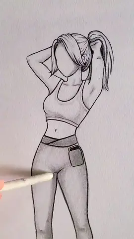 How to draw a body ✍️ #art #artwork #draw #drawing #sketch #anime #cartoon #satisfying 