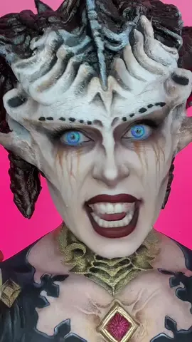 Lilith inspired makeup! @Diablo 4 out now! AD #diabloiv 