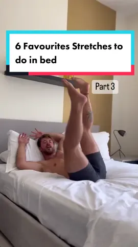 In bed or on your mat do these 6 active and passive stretches while waking up to start the day right or before you sleep which will deepen your rest all together! My yoga practice has always been closely related to sleep as it helps me clear my mind before going to bed and equally helps me focus as I wake up. • 1️⃣ Supinated Cobblers/ Quad Press for Spinal Decompression: a simple cobblers pose for external hip rotation is great but here I’m also pressing my quads forward l with my chin tucked in I then can feel a huge release in my low back as I decompress the spine. • 2️⃣Reclined Cow Face for IT Bands: most people try this posture seated upright but can’t hold for very long. Try the cow face reclined by keeping the feet parallel to each other and pulling down to feel a deep stretch to the IT band as well as the abductors flexors and piriformis. • 3️⃣ Elevated Pigeon: either a full or half pigeon like I’m preforming here works great as you elevate the front leg with a pillow which can isolate the stretch while helping you stay focused and holding it longer. • 4️⃣ShinBox Twist Variation for Lumbar/SI: this juicy twists really gets into different areas of the low back and pelvis, doing any twists(spinal rotations) before you sleep can dramatically improve the depth of your rest by relax tight areas attributed from sitting or walking. • 5️⃣ ER Isolated Lifts: An amazing posture to try in bed as your foot will sink and allow for you to access more range of motion of the hip while moving into external rotation. • 6️⃣Frog Pelvic Tilts from Forarms: any frog variation is my favourite to try in bed considering frogs can be paining to the inside of the knee while trying on the floor or a mat hence doing it in bed eliminates that pressure so you can focus on the frog at hand. Preforming the tilts from the Forarms can equals release pressure from the hips so it’s a great place to starts finding control of the pelvis in the frog position. • Share to a friend who loves morning yoga or routines to do before sleep or a friend you think might enjoy! • #yogainbed #morningyoga #yogaforbeginners #mobility #openhips #fyp #foryou