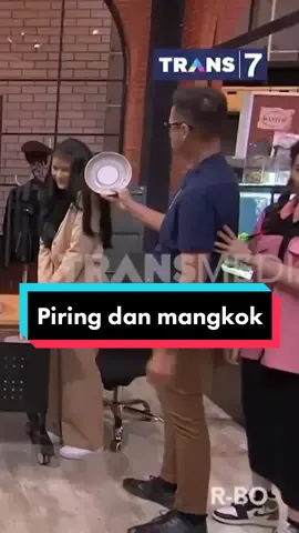 Piring dan mangkok aja bisa bikin lucu#laporpaktrans7 #laporpak7 