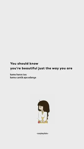 Kamu itu cantik #scarstoyourbeautiful #alessiacara #fyp #liriklagu #insecure #gapede #loveyourself #fyppelitbangett #ourplaylist 